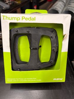 MSW Thump Composite Flat Bike Pedals