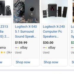 Logitech X-240 Computer Pc