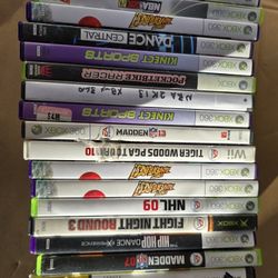 XBOX GAMES.   17 TOTAL