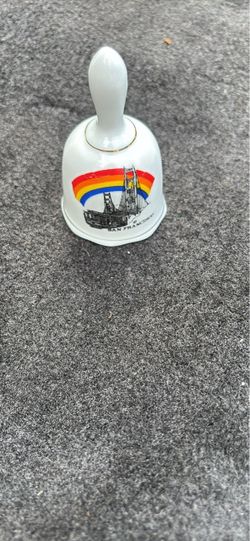 Vintage San Francisco Souvenir Porcelain Bell