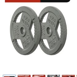 🏋️ Brand New 90LB Olympic Plate Set (2 x 45LB) - Signature Fitness