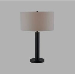 One Light Table Lamp Black