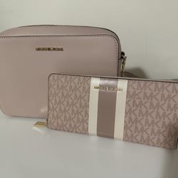 Michael Kors crossbody and wallet