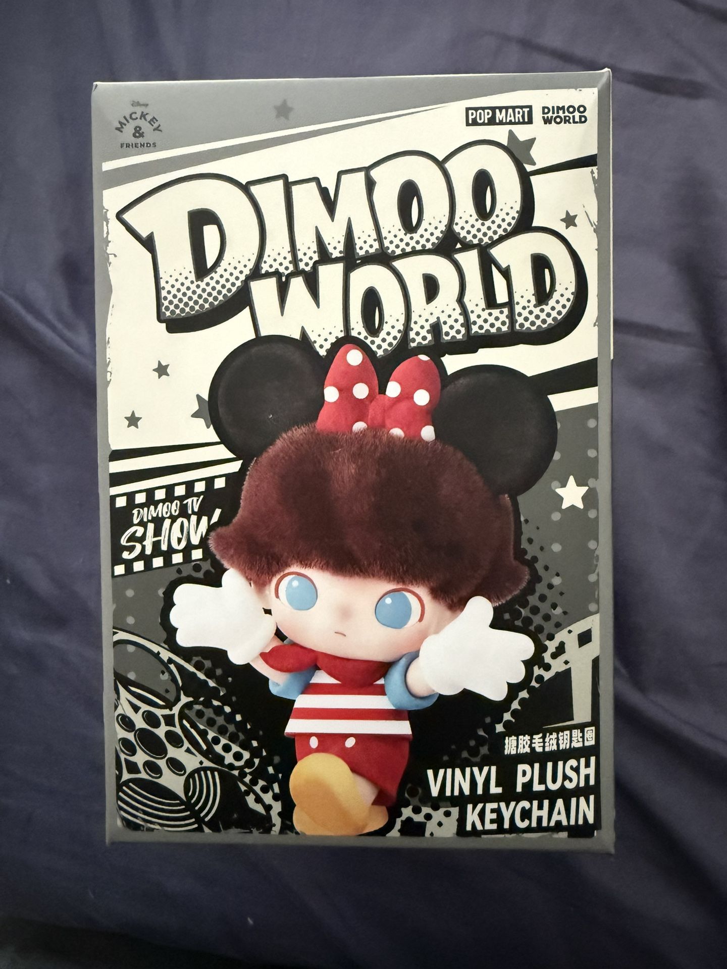 DIMOO WORLD × DISNEY Vinyl Plush Keychain Blind Box