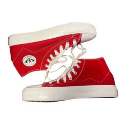 Bright Red High Tops Size 10M,  8.5W 