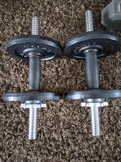 Dumbells 2×15lbs. $25