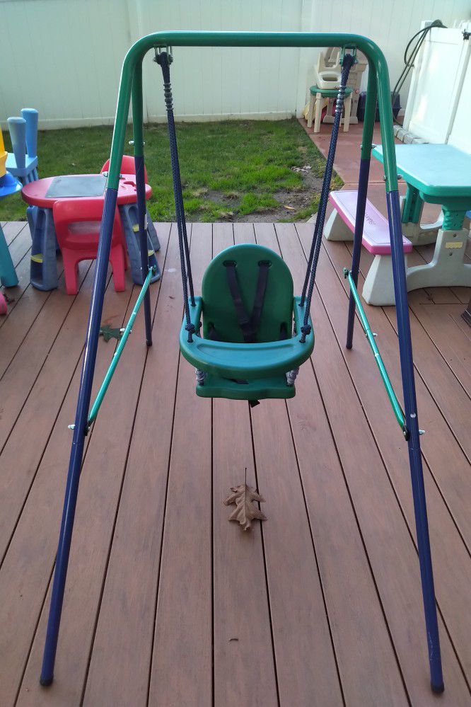 Aleko Portable Folding Toddler Baby Swing Chair