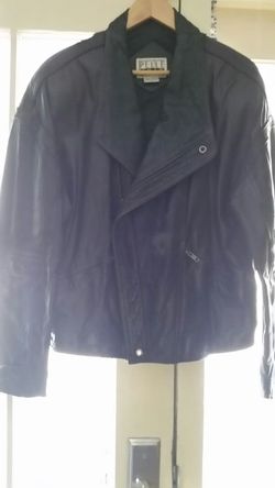 Leather Jacket. Pellets Cuir. Med. ( 40 )