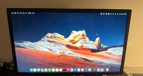 LG 24MD4KL-B 24" UltraFine 4K pair with apple Magic Keyboard and pad