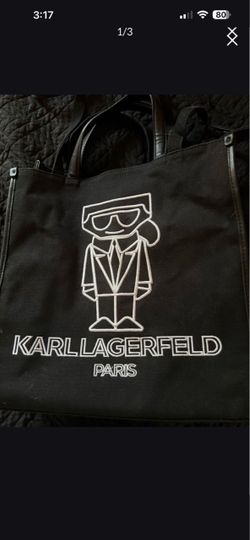 Karl Lagerfeld Paris Black Tote Bag
