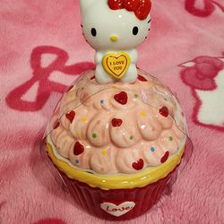 Hello Kitty Cupcake Ceramic
