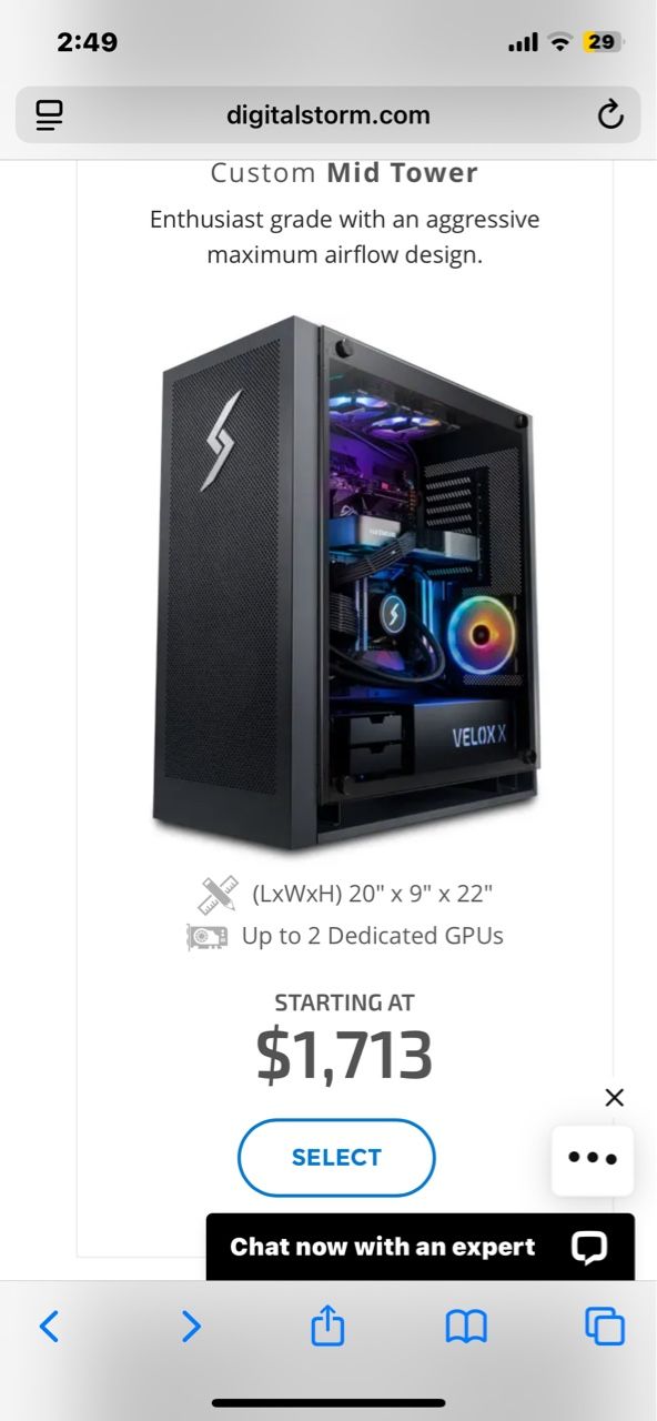 Digital Storm Gaming PC