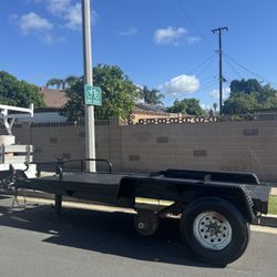 HEAVY DUTY FLAT BED TRAILER