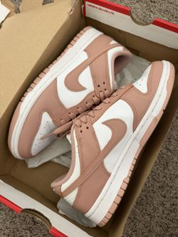 Rose Whisper Nike Dunks