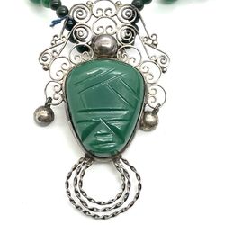 Sterling Taxco Pendant Necklace 