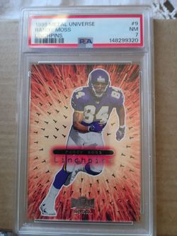 1999 Metal Universe Randy Moss Linchpins #9