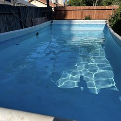 Pool with large pump