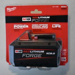 Milwaukee M18 18V Lithium-lon REDLITHIUM FORGE 8.0 Ah Battery Pack