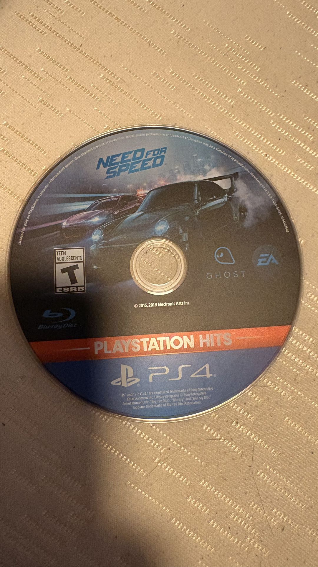 Need For Speed - Sony PlayStation 4 Disc Only