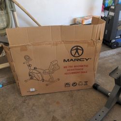 Marcy ME 709 Magnetic Resistance Recumbent Bike (Open Box)