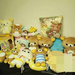 2 For $25 San-X Rilakkuma And Korilakkuma Plushies