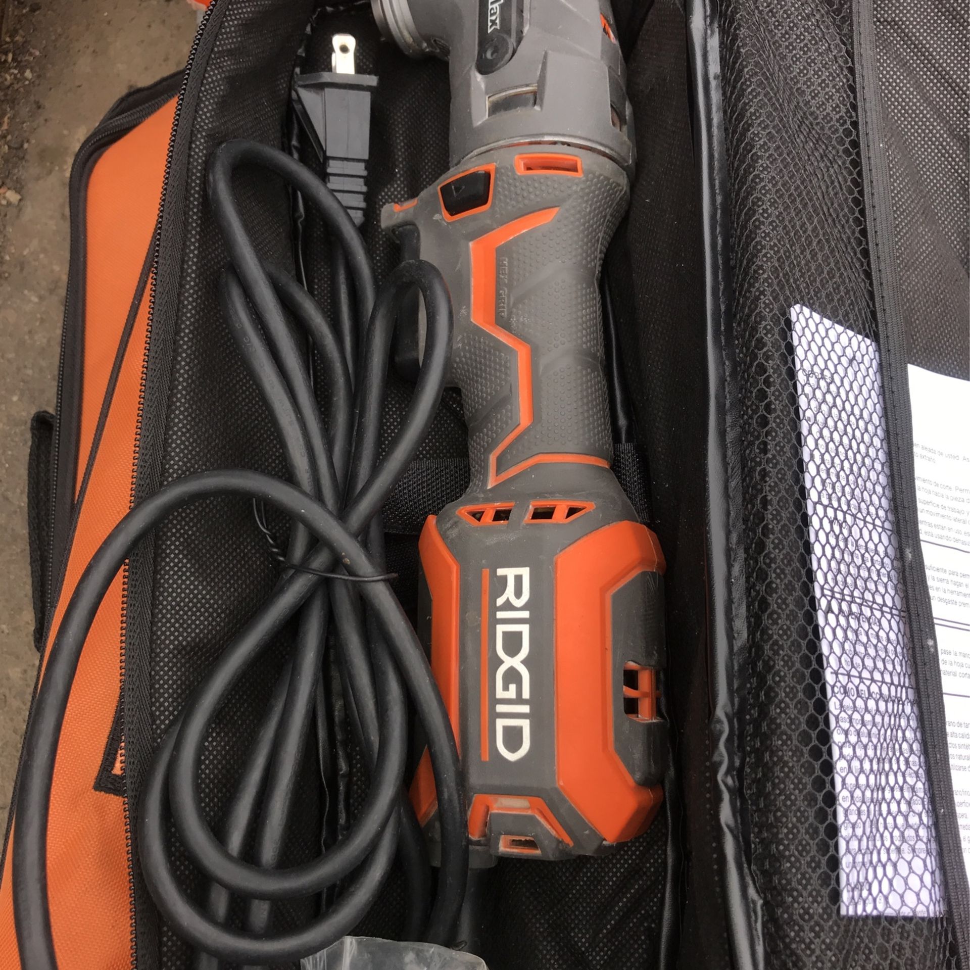 RIDGID 4 Amp Corded JobMax Multi-Tool with Tool-Free Head
