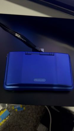 Nintendo DS Original NTR-001 Cobalt Blue Handheld System W/ Charger