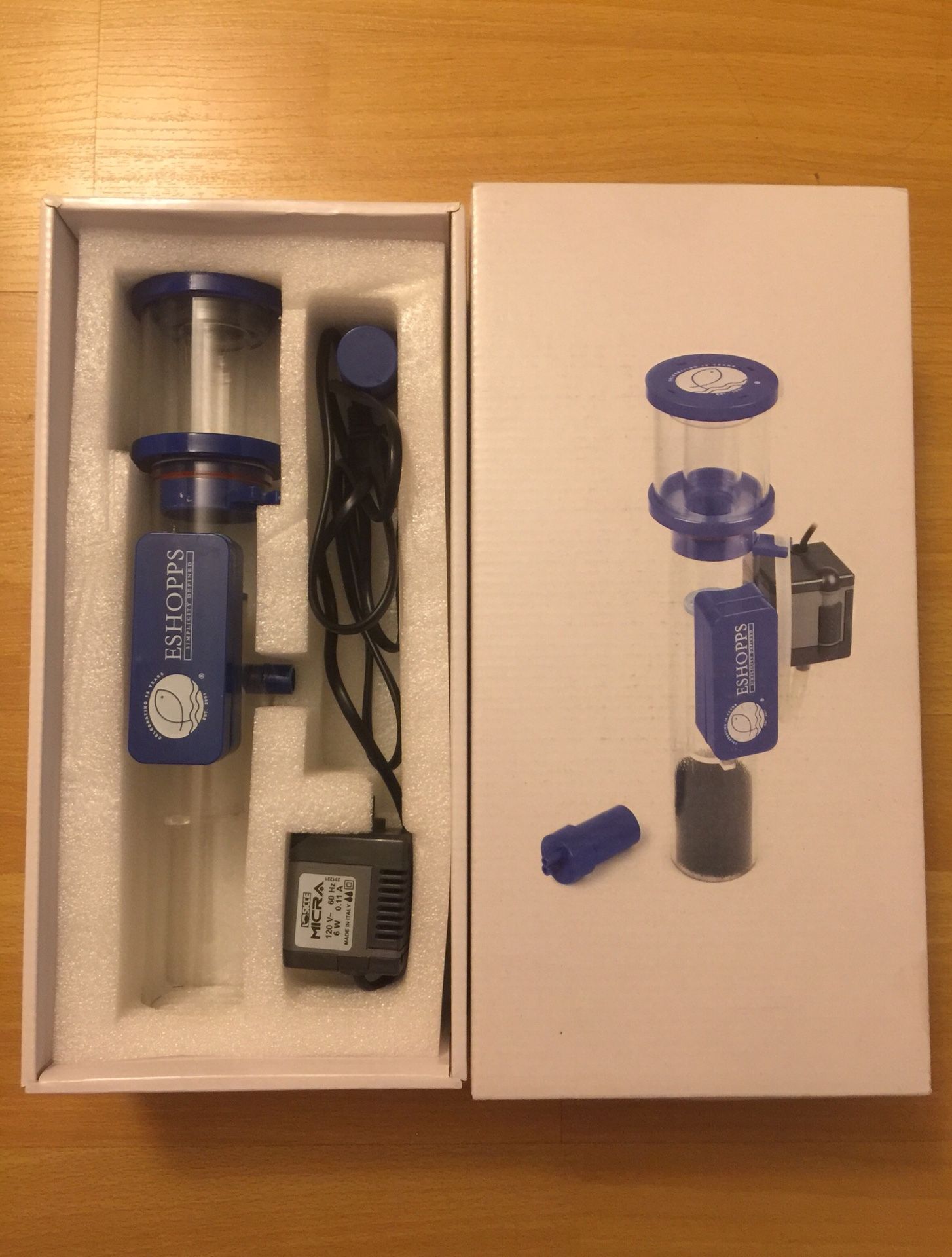 ESHOPPS Nano Skimmer - Protein Skimmer, Reef Aquarium