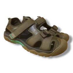 Dream Pairs Men's Outdoor Hiking Sandals Size 11 Closed Toe Dark Green 
