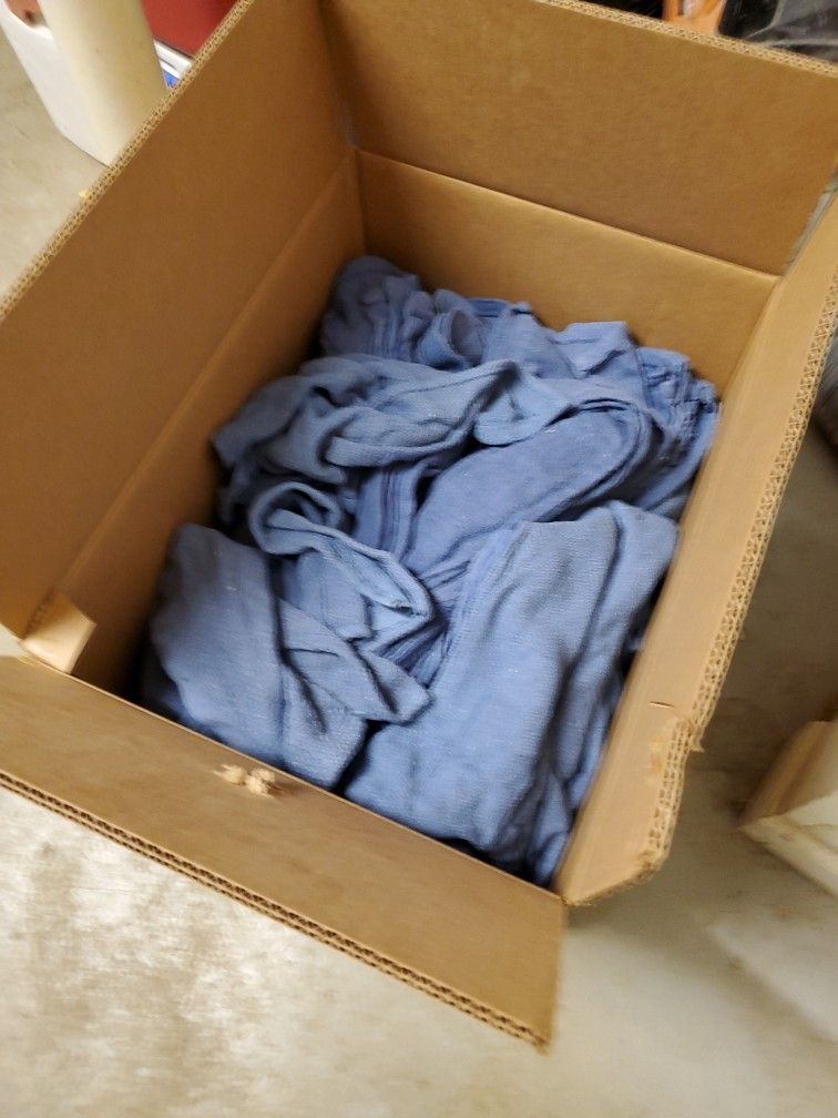 25pds Blue Towels Huck