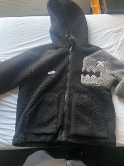 Aelfric Eden Men’s XS Black/Gray Colorblock Fleece Zip Hooded Hoodie