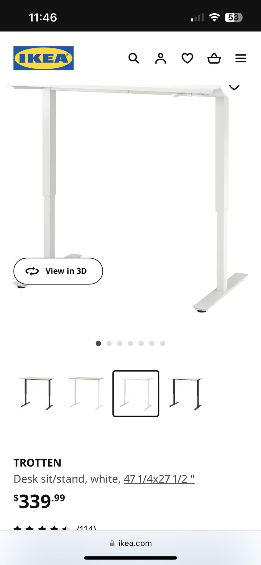 IKEA Standing Desk 