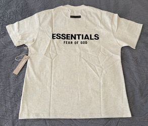 Fear of God Essentials Tee - Light Oatmeal (Size M, L)