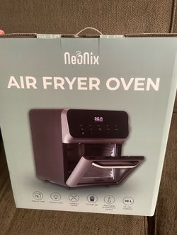 New - Neonix Air Fryer Oven 10 Liter Capacity Streamlined Design Simple Touch Panel
