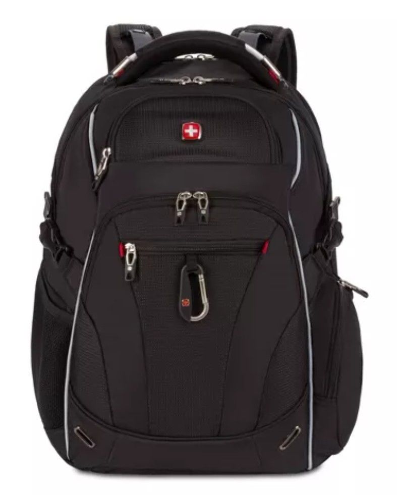 SWISSGEAR Scan Smart TSA Laptop 17.5" Backpack - Black
