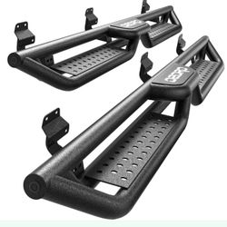 OEDRO 6 Inch Running Boards Compatible With 2015-2026 Ford F150, 2017-2024 F250 F350 Super Duty Supercrew Cab, Bolt-On Side Steps Steel Nerf Bars