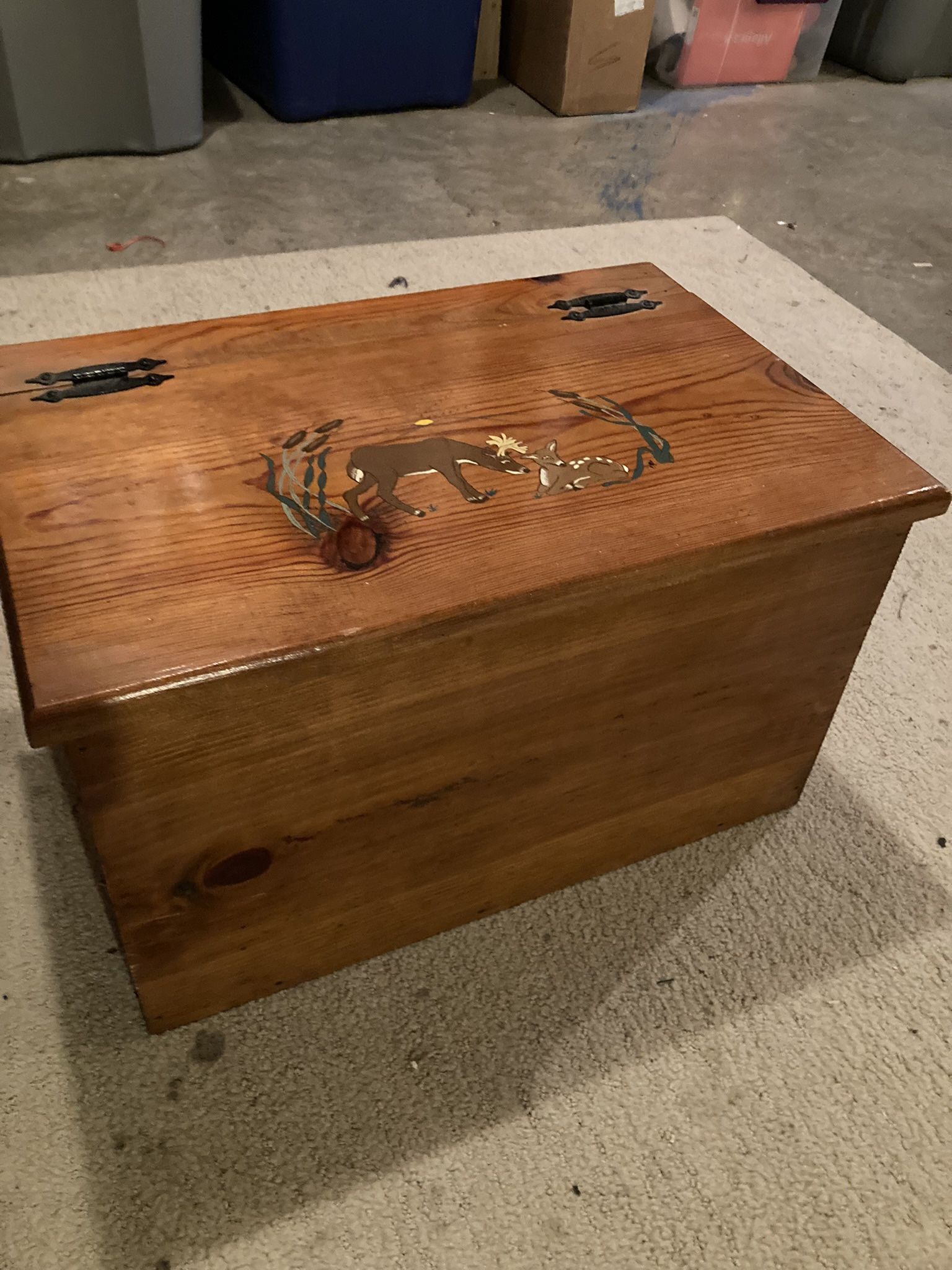 Handmade Wood Storage Box