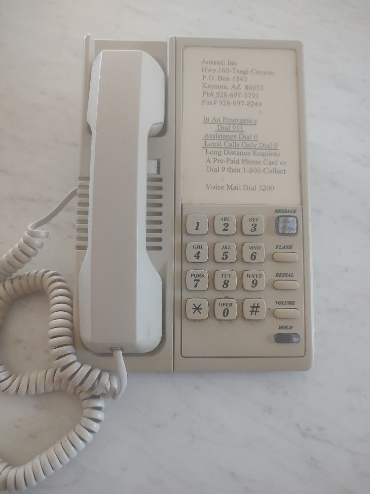 Vintage Phone from Abandoned Hotel Near Grand Canyon 