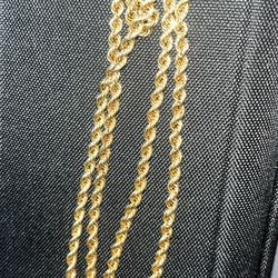 10k Gold Rope Chain 19.5 Grams 