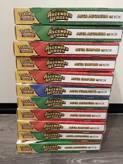 Pokemon Ascended Heroes EX Boxes