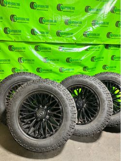 TIS 566B 20x10 Wheels & 35x12.50R20 Milestar Patagonia X/T Tires | 8x170 F250/F350