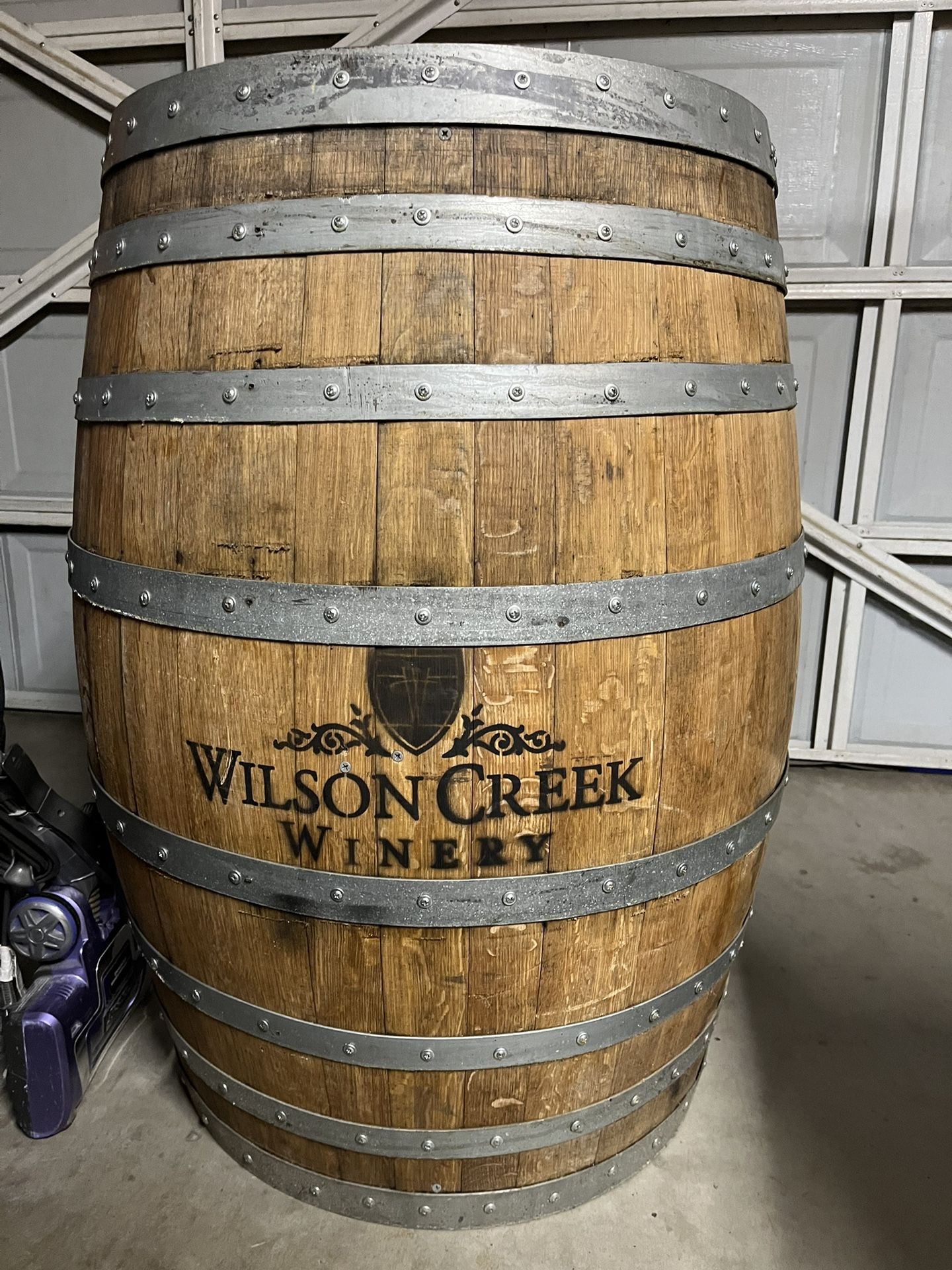 Wilson Creek Winery Shelf Wine Barrel