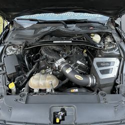 Airaid Cold Air Intake with Red SynthaFlow Dry Filter 15-17 V6 Mustang