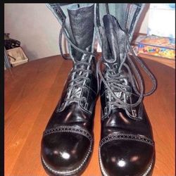 Military Army Airborne Jump Combat Boots