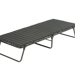 Foldable camp bed camping cot with foam mattress - NEW