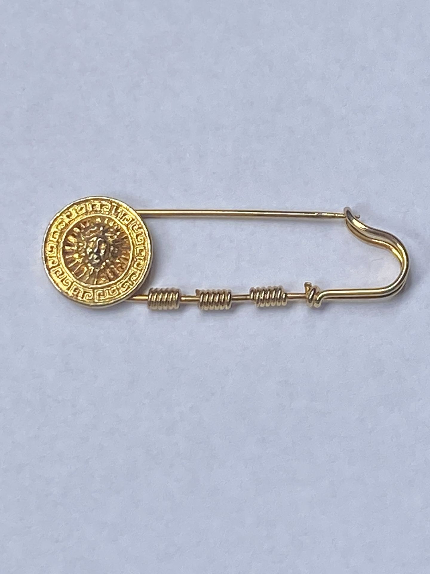 VERSACE MUDUSA SAFETY PIN
