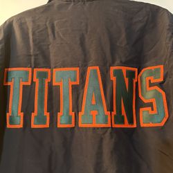 Titans Letter Stitching Windbreaker Jacket Man M