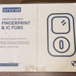 🔐 SMONET Smart Lock w/ Fingerprint & IC Fobs – Fast Install – Ships Today!
