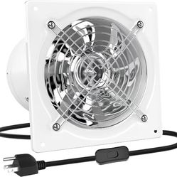 HG Power 10 Inch Exhaust Fan, Kitchen Exhaust Fan With Switch 988 CFM Wall Mounted, Extractor Ventilation Fan For Attic, Greenhouse, Basement, Shed