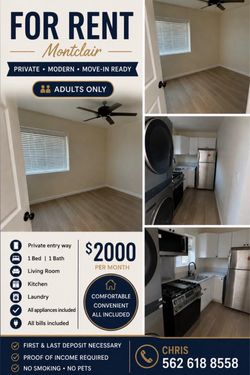 ADU in Montclair 1Bed 1 Bath